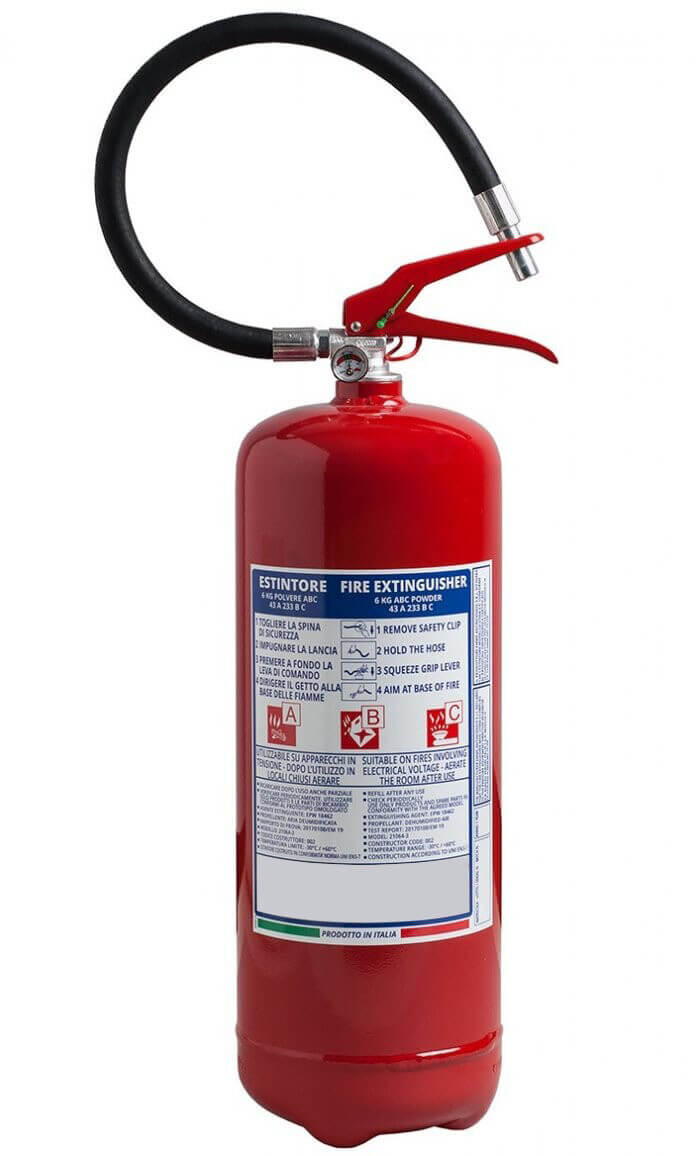 powder fire extinguishers